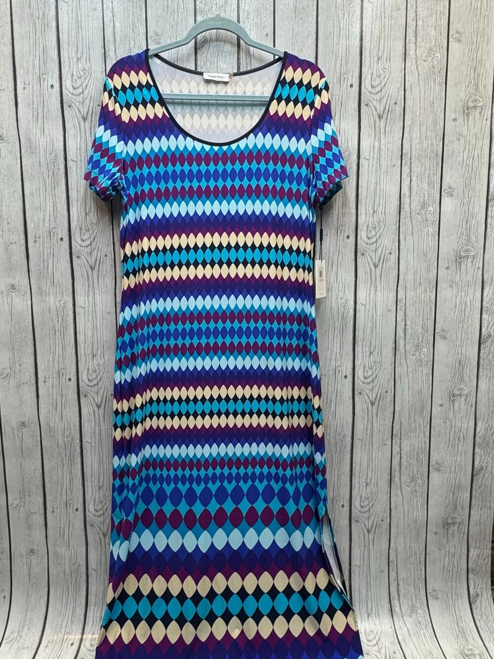 NWT Calvin Klein Multicolor Maxi Dress Size 10